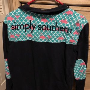 SS pullover with zipper